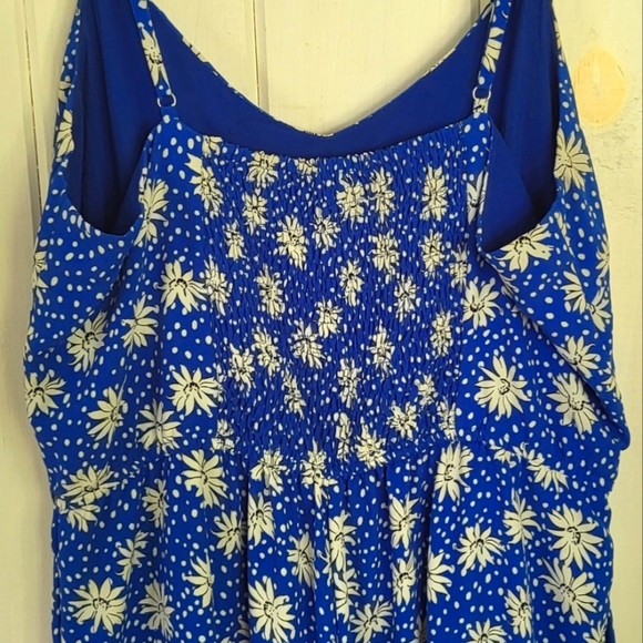 Skies Are Blue Ditsy Daisy Adjustable Strap Jumpsuit - Picture 4 of 8